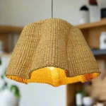 Bolga natural bohostyle lampshade for decor